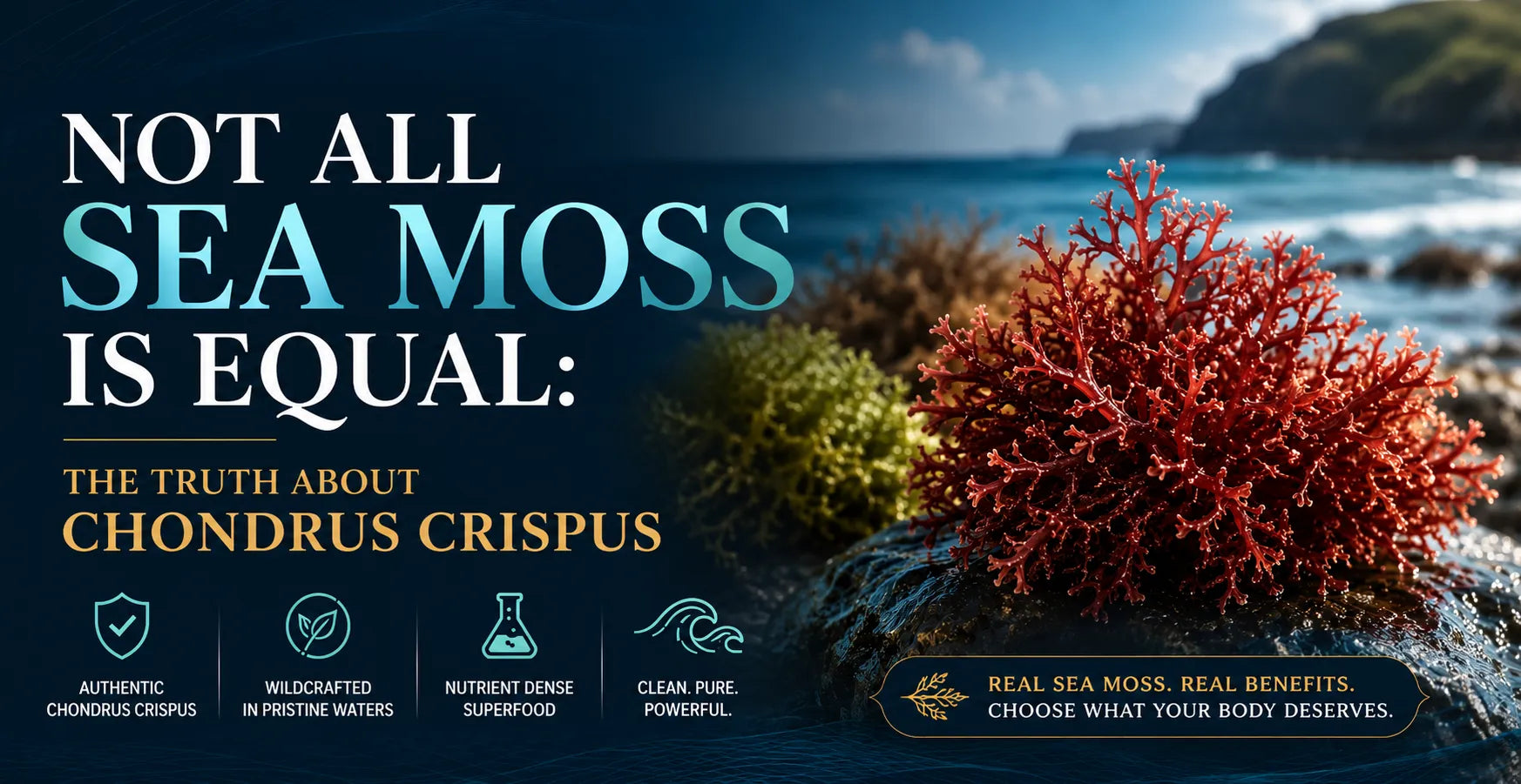 Not All Sea Moss Is Equal: The Truth About Chondrus Crispus